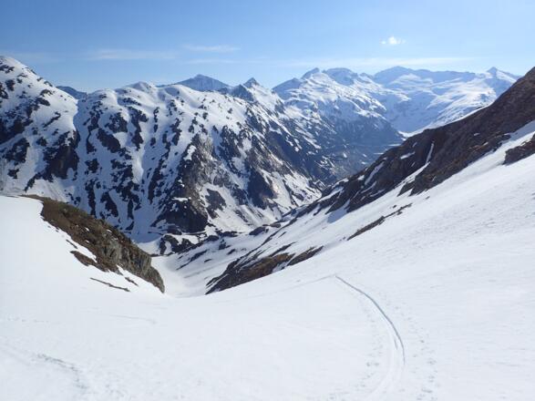 Rechts hinten Weinschnabel - Kaltwandspitze - Kölnbreinspitze - Petereck