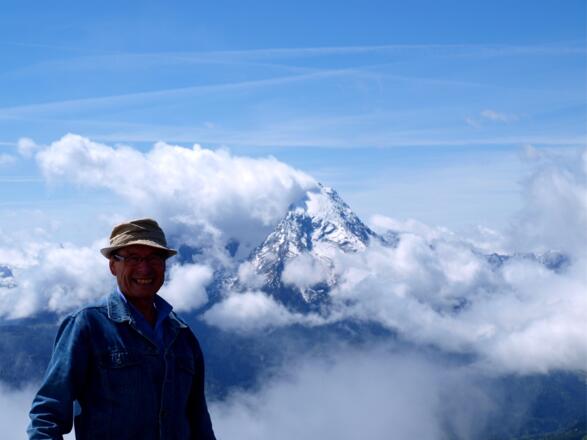 Watzmann mit Wolkenfahne