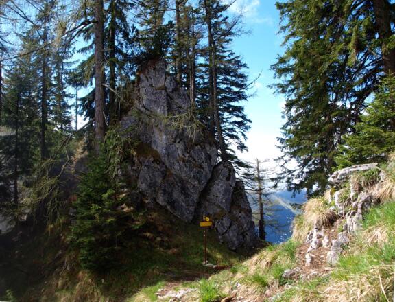 Scharte zum Kleinen Rauhen Kopf 1518 m