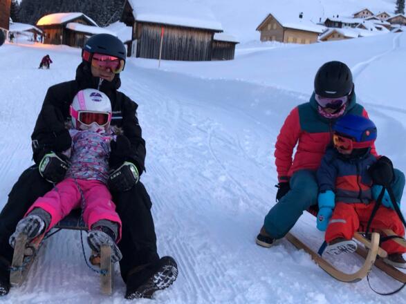 Rodelpartie Gafrescha, Montafon