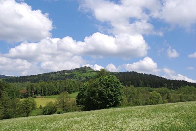 Blick zum Silbergerg bei Bodenmais