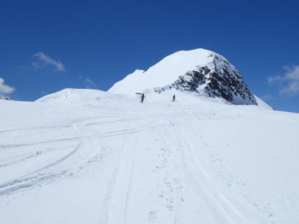 Abfahrt vom Skidepot