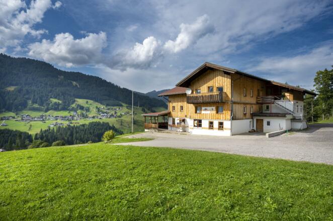 Wildentalhütte Mittelberg Sommer