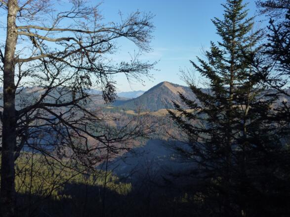 Ausblick vom Ladenberg zum Königsberghorn