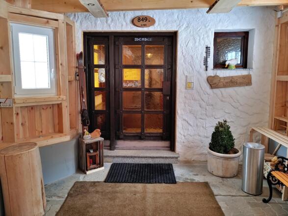 Eingang im Vorbau Haus CHRISTOPHORUS