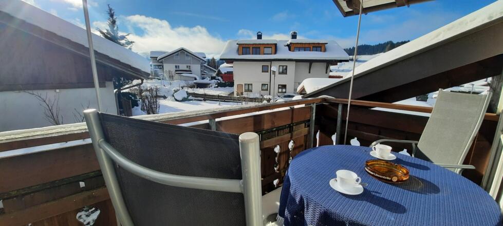 schöner Blick vom Balkon