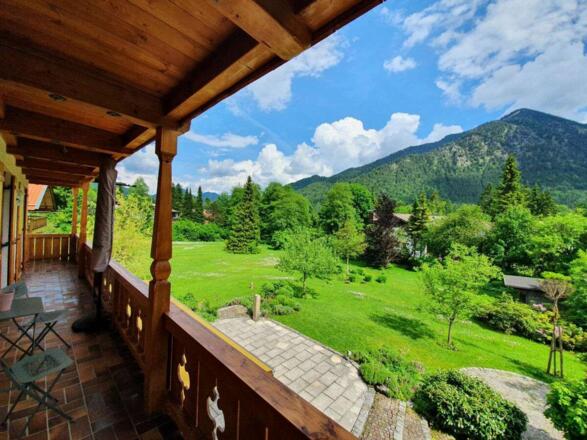 Aussicht vom Balkon der Fewo Bodenschneid