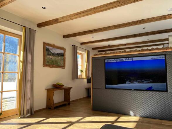 Wohnzimmer mit TV Bereich