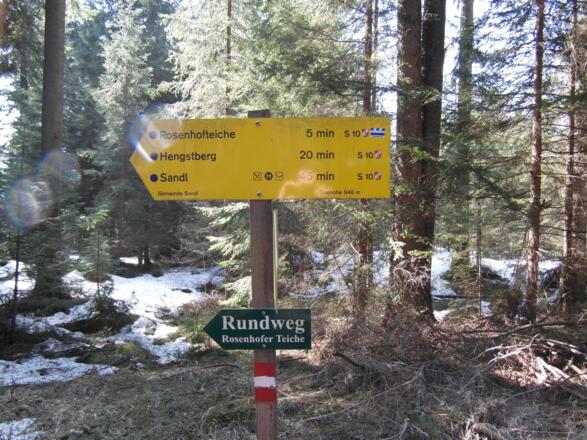 Winterwanderweg Rosenhof Sandl