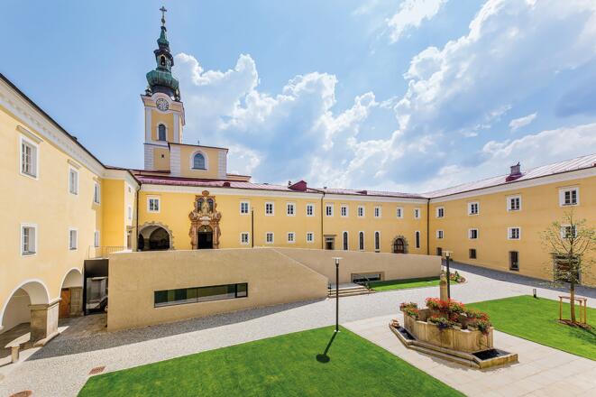 Innenhof vom Stift Schlägl