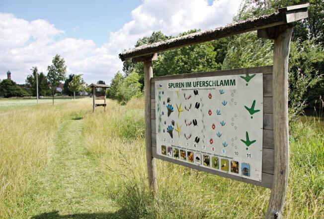 Infotafel Naturerlebnisweg Spurensuche