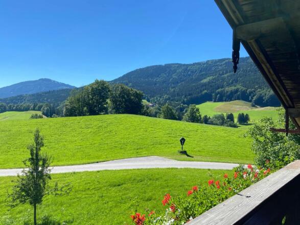 Ausblick Balkon