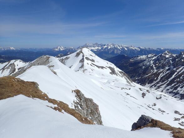 Ausblick vom Gipfel nach Norden