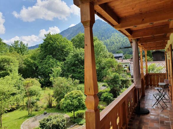 Aussicht vom Balkon der Fewo Bodenschneid