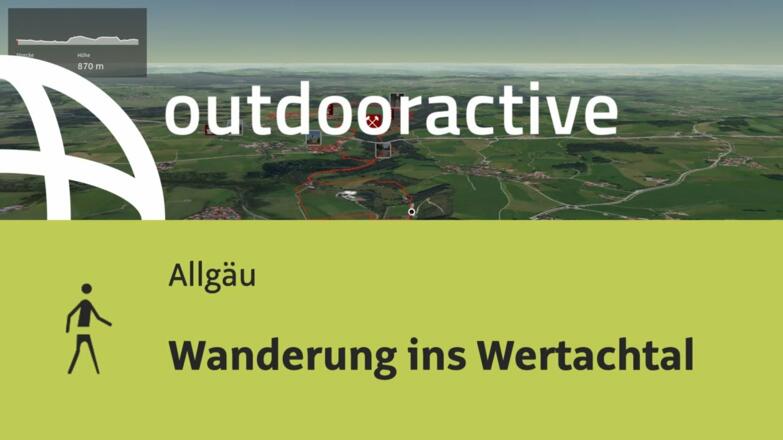 Wanderung im Allgäu: Wanderung ins Wertachtal