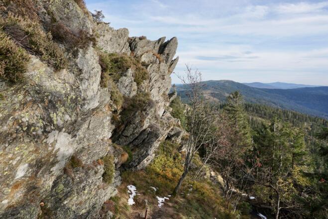 Grenzkamm mit Blick zum Zwercheck