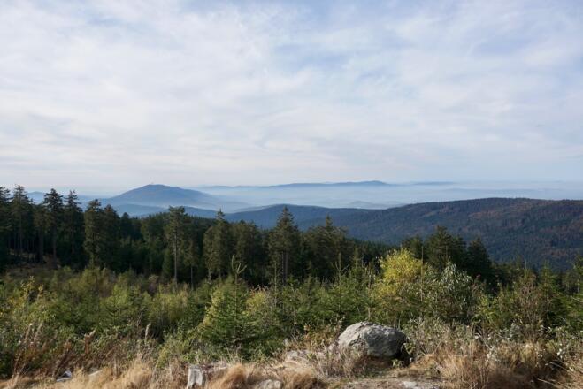 Blick nach Norden zum Hohen Bogen