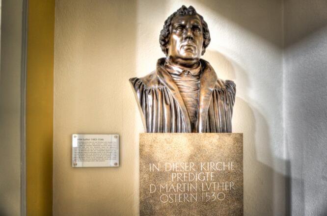 Lutherbüste - St. Moritz - Coburg