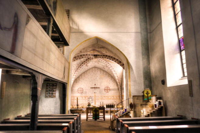 Innenansicht - St. Marien - Einberg