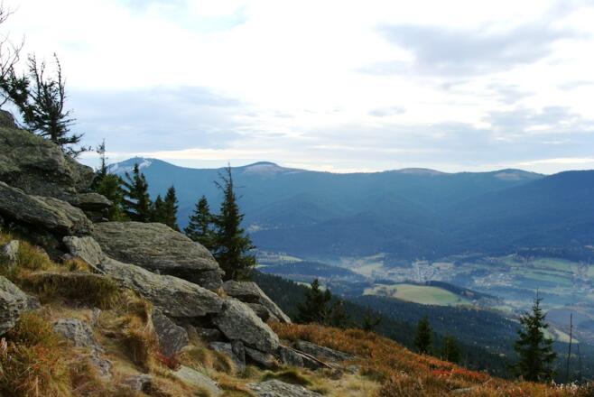 Großer Arber bis Heugstatt von der Osserwiese