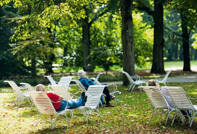 Auszeit im Klanggarten im Luitpoldpark | Bad Kissingen