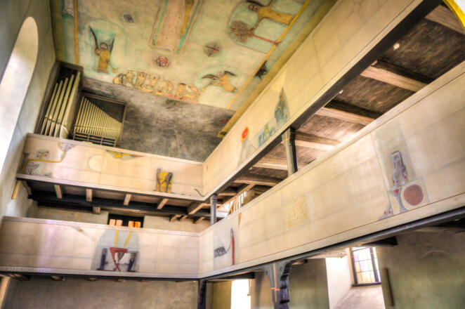 Emporen und Orgel - St. Marien - Einberg