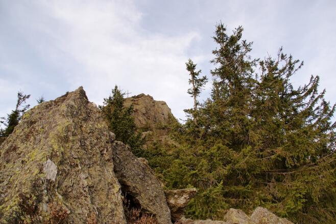 Gipfelkreuz in Sichtweite