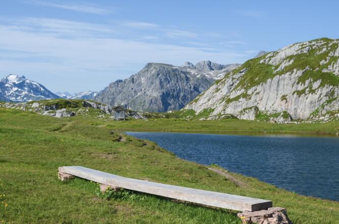 Monzabonsee auf der 1. Etappe am Grünen Ring