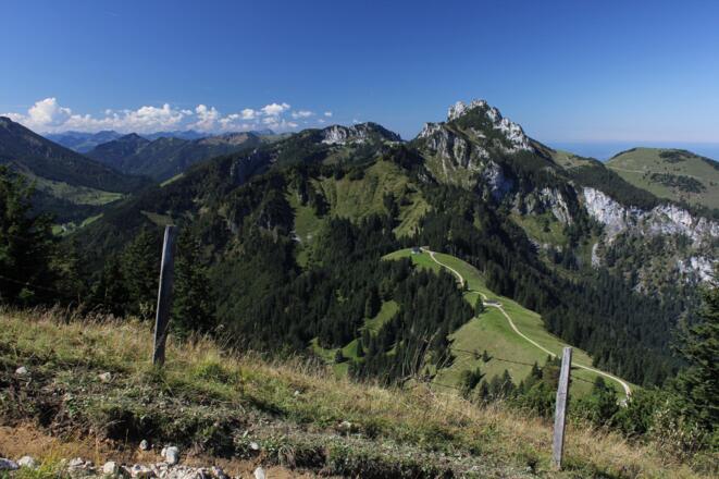 Blick zur Kampenwand