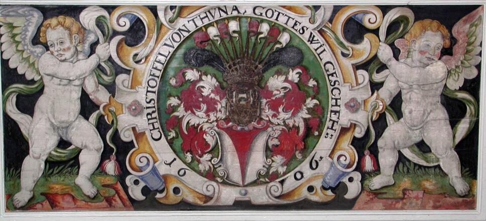 Thüna'sches Wappen - St. Nikolaus - Lauenstein