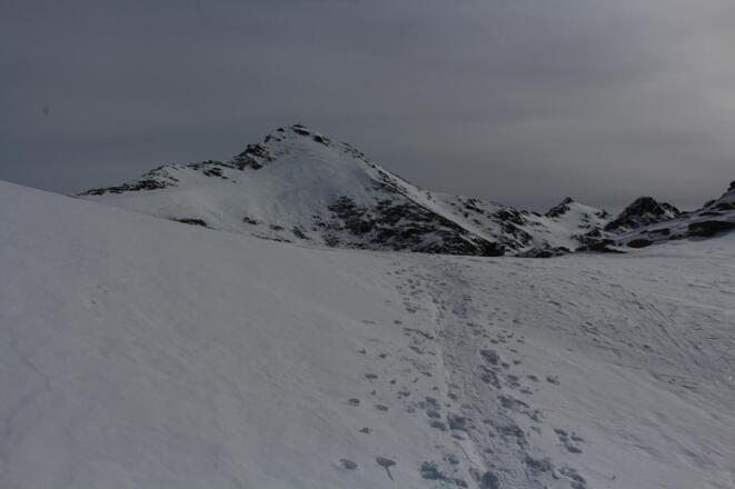 Wo die Dreieckspitze das ertse Mal sichtbar wird