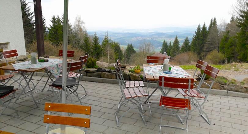 Terrasse mit Fernsicht