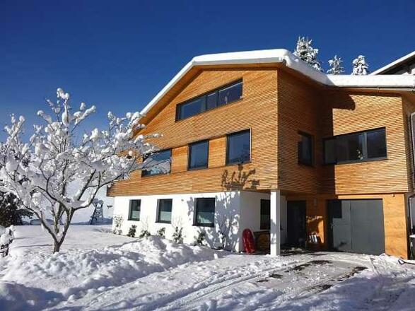 Haus im Winter