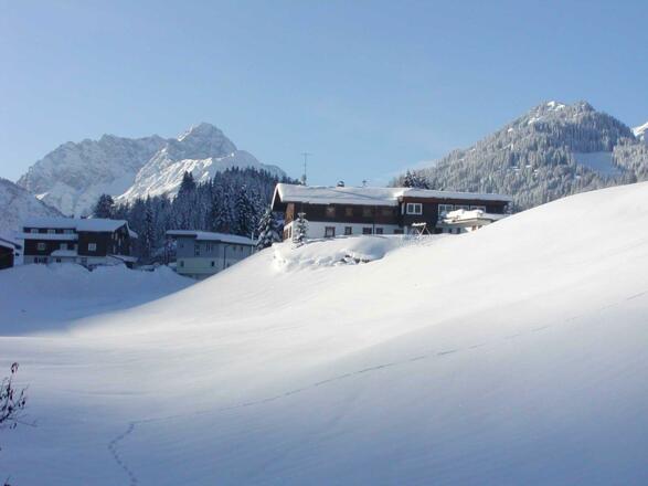 Blick Terrasse Winter