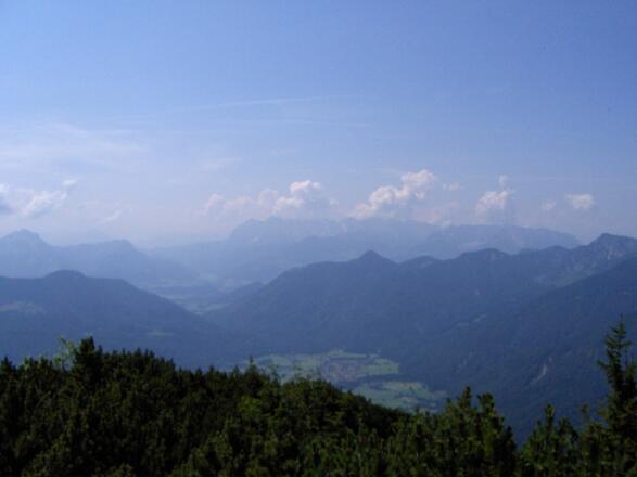 Weit reicht der Blick nach Süden.