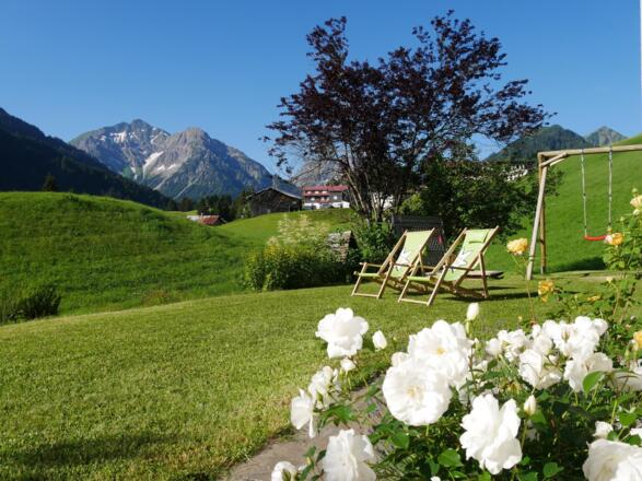 Garten mit Liegefläche