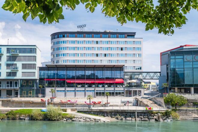 Hotel Voco direkt am Drauradweg