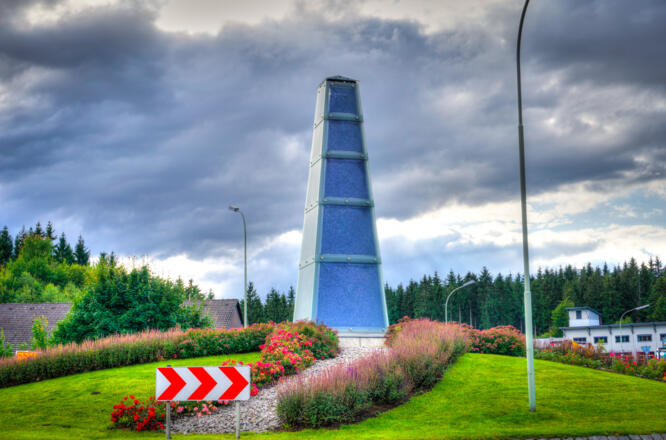 Glasobelisk - Steinbach am Wald