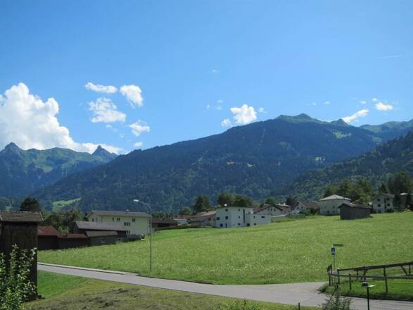 Aussicht auf den "Golm"