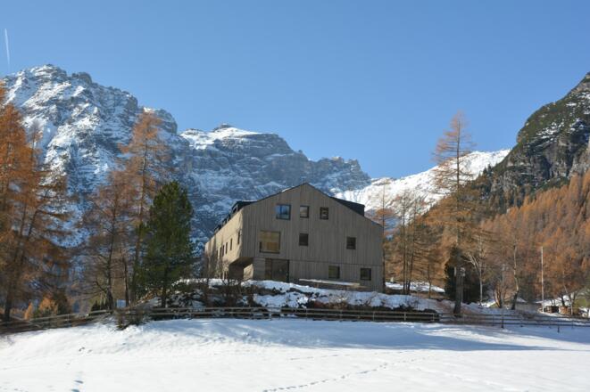 Jugend und Seminarhaus Obernberg im Winter
