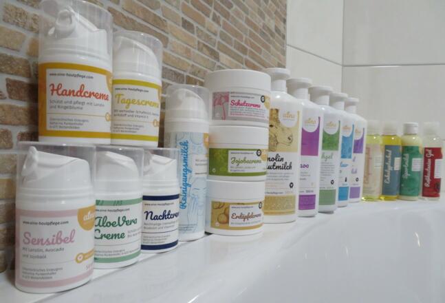 Hautpflegeprodukte von AINA