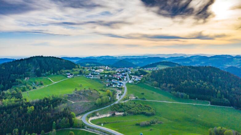 Aussicht auf St. Leonhard bei Freistadt