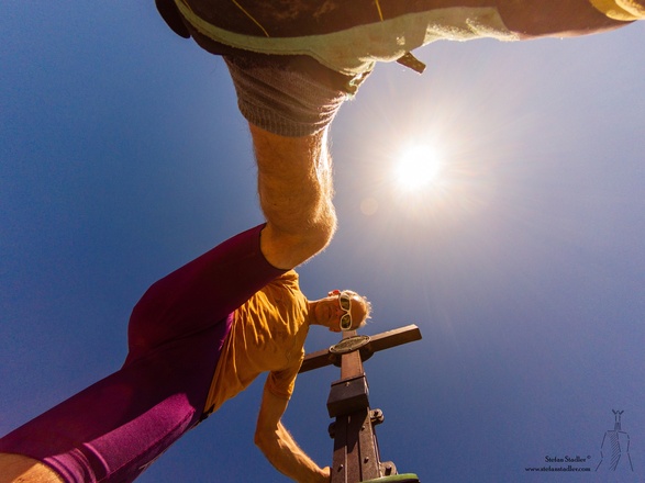 Gipfelselfie Stefan Stadler am Buchstein.