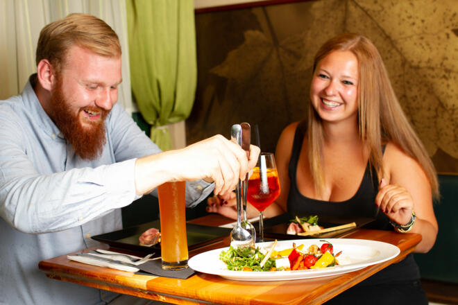 Abendessen zu zweit