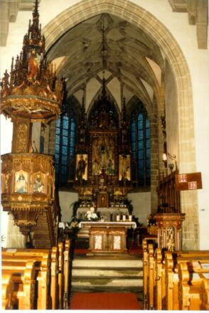 Pfarrkirche Hirschbach - Hochaltar