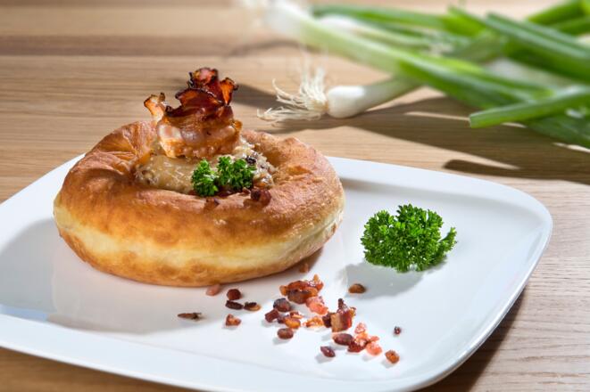 Krapfen mit Sauerkraut