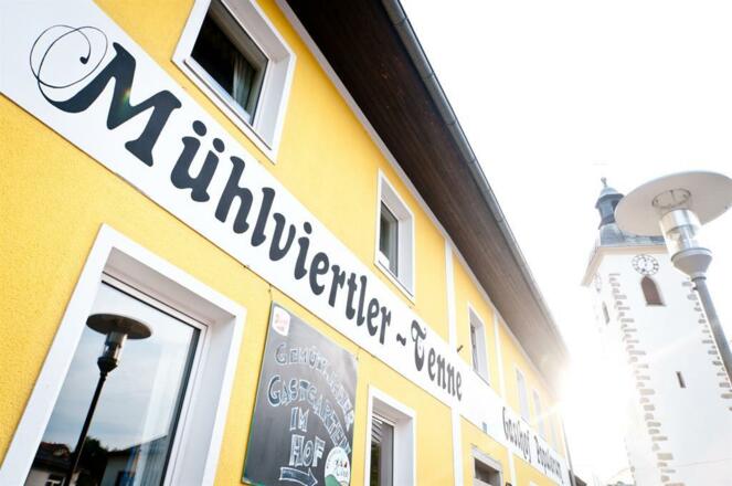 Außenansicht Gasthof Populorum - \"Mühlviertler Tenne\"