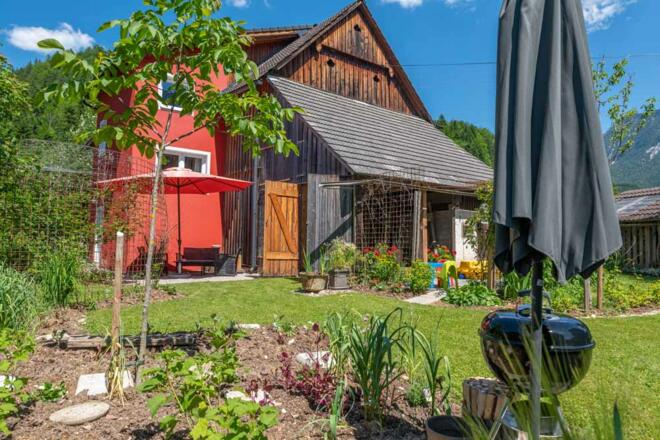 Ferienhaus Naschgarten mit Garten und Griller