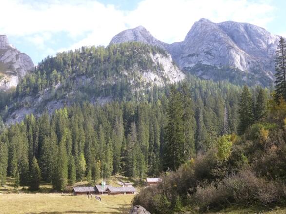Wasseralm mit Teufelshörnern