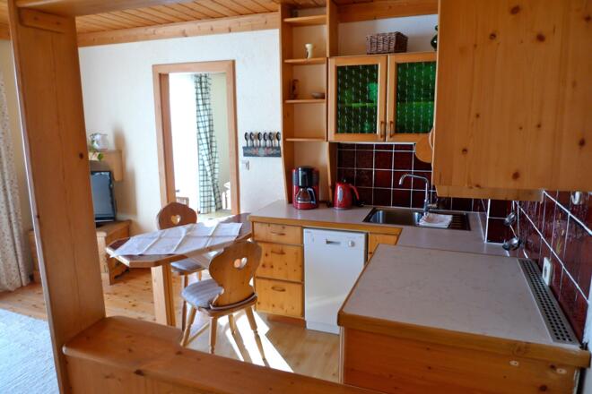 Wohnküche der Ferienwohnung 2